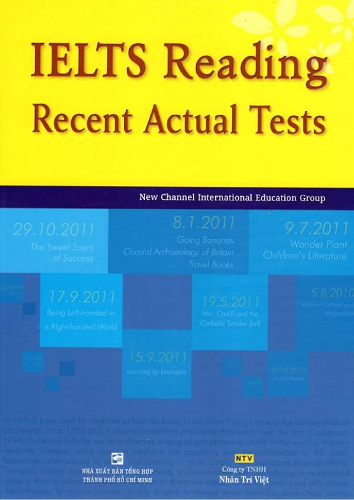 IELTS Reading Recent Actual Tests Vol 1-5