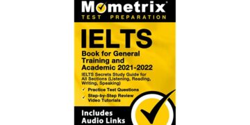 Mometrix IELTS Book for General Training and Academic.