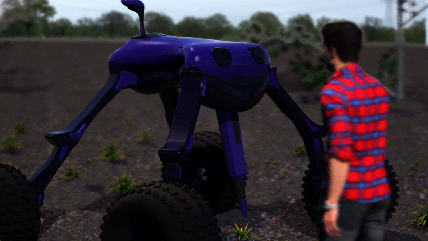 С помощью какого устройства робот уничтожал сорняки