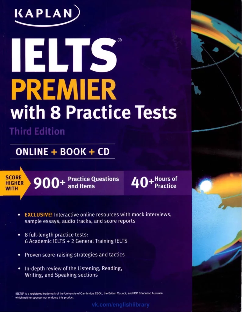 Kaplan IELTS Premier with 8 Practice Tests