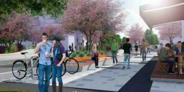 invest heavily in building large outdoor public spaces