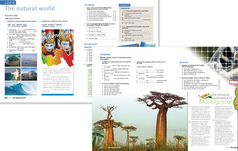 Bridge to IELTS Pre-intermediate - Intermediate Book Contents